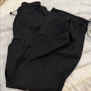 Women's Black Drawstring Joggers